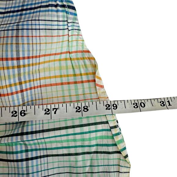 Tommy Bahama Summer Plaid L/S Button Down Shirt Pima Cotton Multi-Color MED - Picture 10 of 10